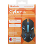 Мышь оптическая Defender Сyber MB-560L 7 цветов, 3 кнопки, 1200 dpi, USB, черный 