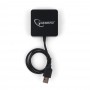 Концентратор USB 2.0 Gembird UHB-242, 4 порта, блистер, черный