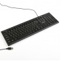 Гарнизон Клавиатура GK-120, USB, черный, поверхность- карбон