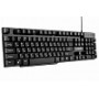 Клавиатура игровая Гарнизон GK-200G, USB, черный, антифантомные и механизированные клавиши, 12 допол