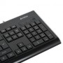 Клавиатура A4 KD-800L черный USB slim Multimedia LED