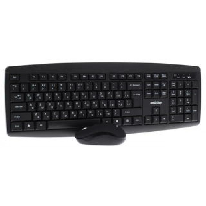 Клавиатура + мышь беспроводная SmartBuy ONE SBC-212332AG-K Черный 