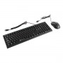 Клавиатура + мышь Oklick 620M клав:черный мышь черный USB