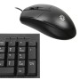 Клавиатура + мышь Oklick 640M клав:черный мышь:черный USB
