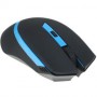 Мышь Oklick 630LW, черный/голубой 923003 {Мышь, Беспроводная, 500/1000/1600dpi, USB игровая