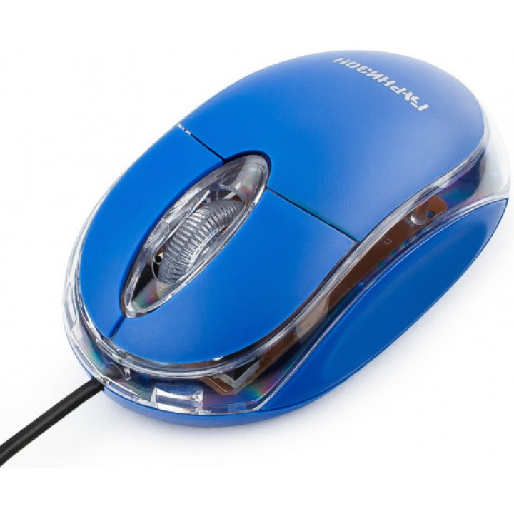 Мышь Гарнизон GM-100B, USB, чип- Х, синий, 1000 DPI, 2кн.+колесо-кнопка