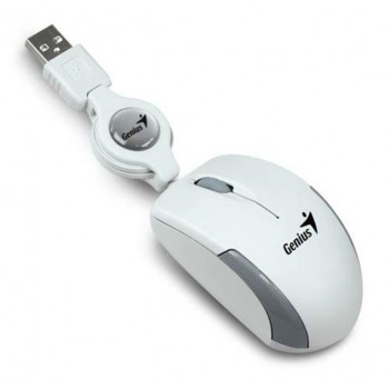 Мышь Genius Micro Traveler W white 1200dpi USB