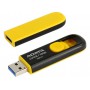 Флеш диск 16GB A-DATA UV128, USB 3.0 черный/желтый
