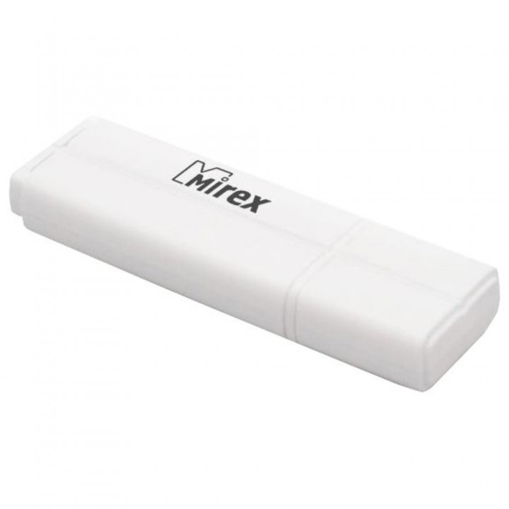 Флеш диск 16GB Mirex Line, USB 2.0, белый