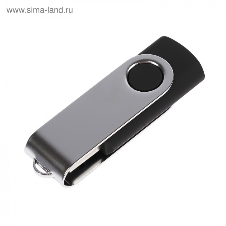 Флеш диск 16GB Mirex Swivel, USB 2.0, черный