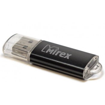 Флеш диск 16GB Mirex Unit, USB 2.0, черный