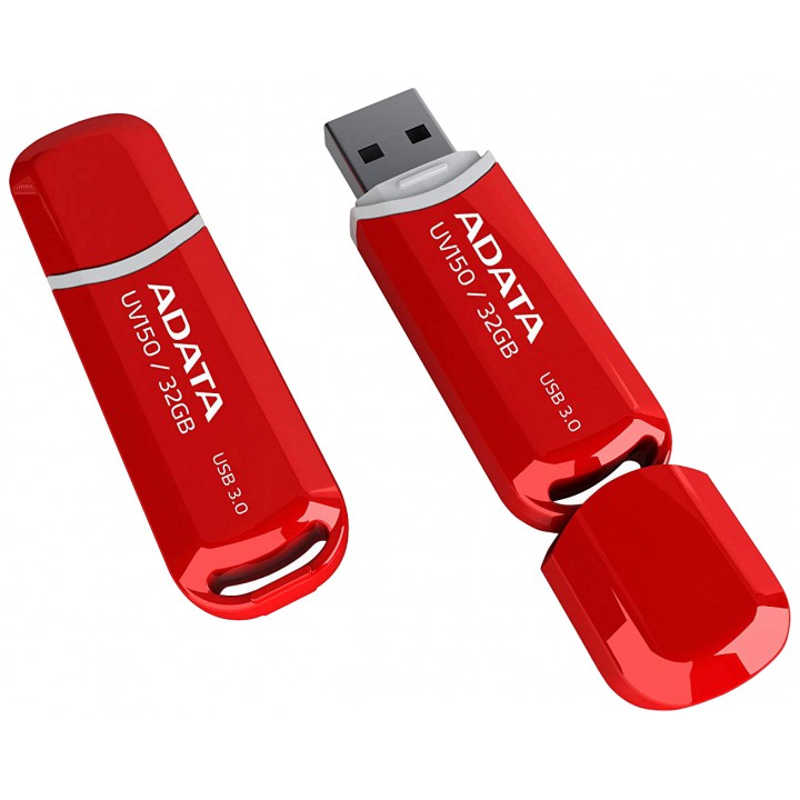 Флеш диск 32GB A-DATA UV150, USB 3.0, красный