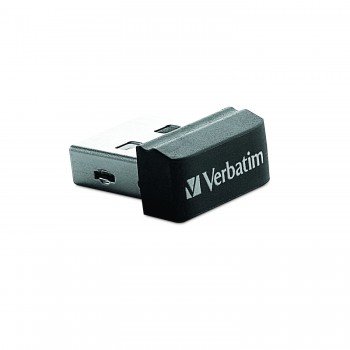 Флеш Диск 32GB VERBATIM Nano, Micro, Черный, 98130, USB 2.0
