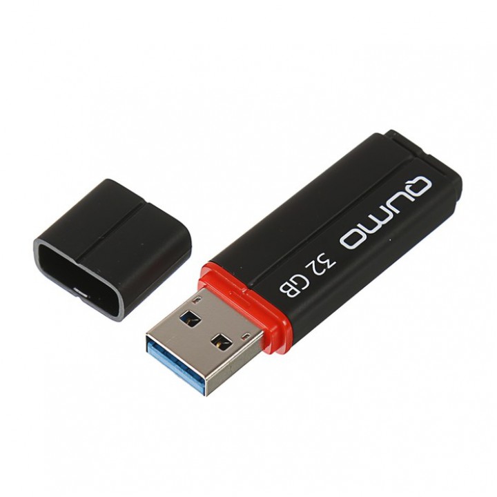 Флеш Диск 32GB QUMO Speedster [QM32GUD3-SP-black] USB 3.0