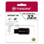 Флеш Диск Transcend 32Gb Jetflash 360 TS32GJF360 USB2.0 черный/фиолетовый