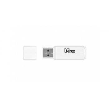 Флеш диск 64GB Mirex Line, USB 2.0, белый