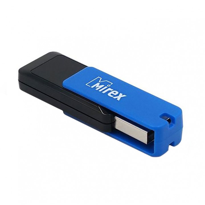 Флеш диск 8GB Mirex City, USB 2.0, синий/черный
