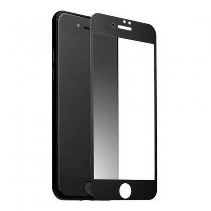 Стекло на дисплей для iPhone 7/8 (4,7") (Gorilla Glass) 5D (черный)
