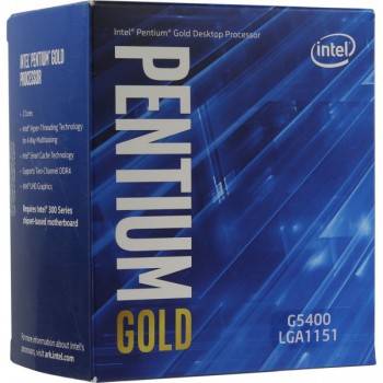 Процессор Intel® Pentium® Gold G5420 Soc-1151v2 (BX80684G5420 S R3XA) (3.8GHz/Intel UHD Graphics 610