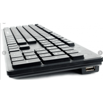 Клавиатура Gembird KB-8360U, Шоколадный, USB, 104 клавиши, Хаб на 2хUSB