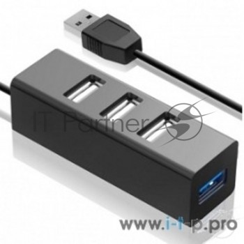 Концентратор 4-х портовый USB 3.0/2.0 Ginzzu GR-339UB, 1 порт USB 3.0 + 3 порта USB 2.0, интерфейсны
