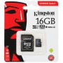 Флеш Карта MicroSD 16GB Kingston Class 10 UHS-I U1 Canvas Select [SDCS/16GBSP]