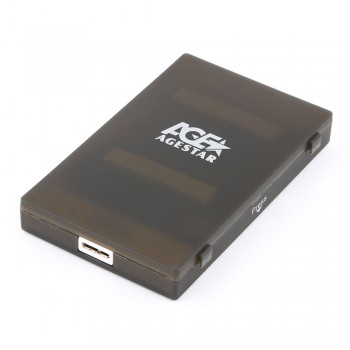Внешний корпус 2.5" SATA HDD/SSD AgeStar 3UBCP1-6G (BLACK) USB 3.0
