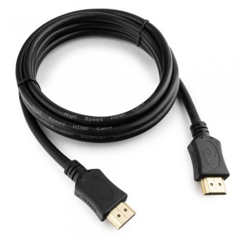 Кабель HDMI Gembird/Cablexpert , 1.8м, v1.4, 19M/19M, серия Light, черный, позол.разъемы, экран (CC-