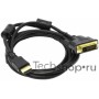 Кабель HDMI / DVI 5bites Кабель 5bites APC-073-020 HDMI M /  DVI M (24+1) double link, зол.