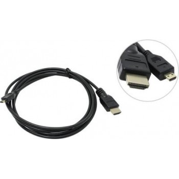Кабель HDMI to microHDMI (19M -19M) 1.8м Exegate, ver1.4, позолоченные контакты <>