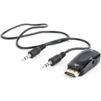 Переходник HDMI-VGA Cablexpert A-HDMI-VGA-02, 19M/15F, Jack3.5 аудиовыход