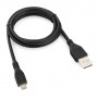 Кабель USB 2.0 Pro Cablexpert, AM/microBM 5P, 1м, экран, черный, пакет