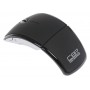 CBR CM-610 Bluetooth Black, беспроводная оптическая мышь, 1200 dpi, софттач, складная