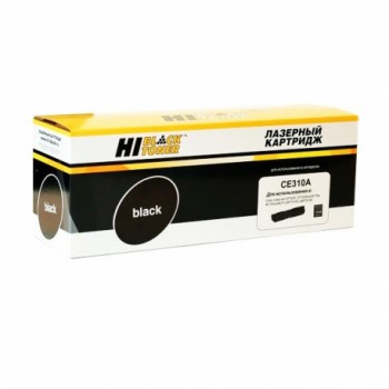 Картридж Hi-Black HP CLJ CP1025/1025nw/Pro M175 № 126A, CE310A, BK, 1,2K